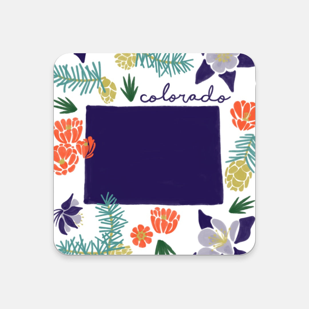Cork Coaster - Colorado Fresh State