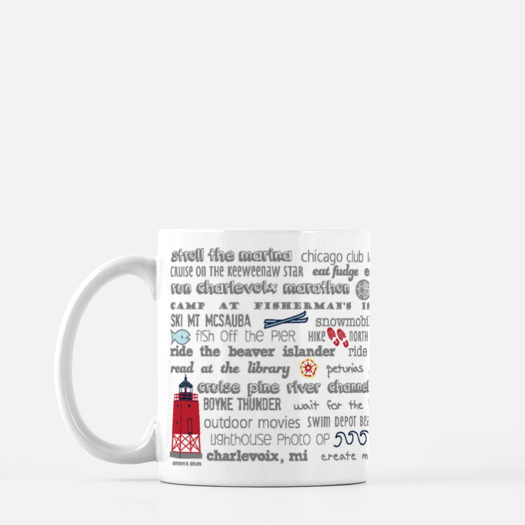 Mug - 11oz Charlevoix Bucket List