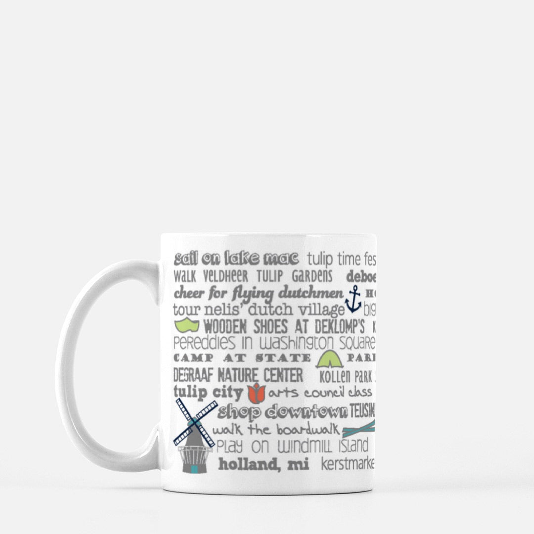 Mug - 11oz Holland Bucket List