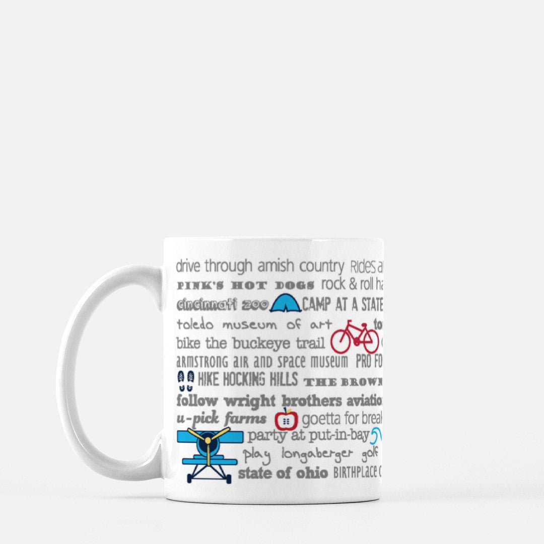 Mug - 11oz Ohio Bucket List