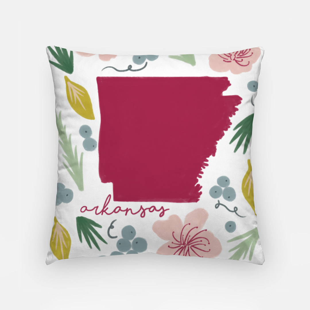 Pillowcase 18 Inch - Arkansas Fresh State