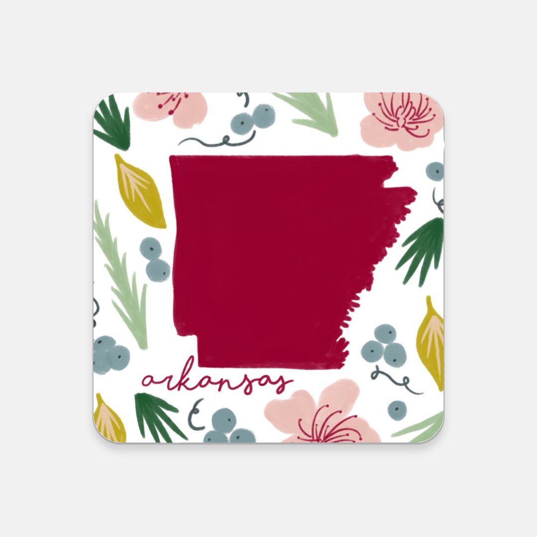Cork Coaster - Arkansas Fresh State
