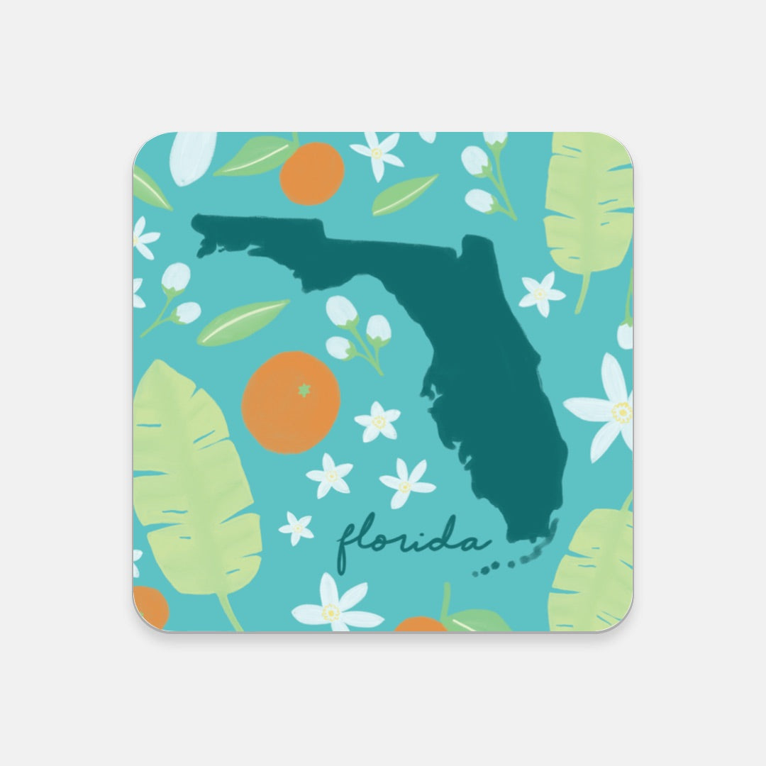Cork Coaster - Florida Fresh State