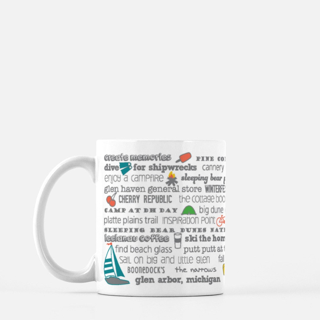 Mug - 11oz Glen Arbor Bucket List