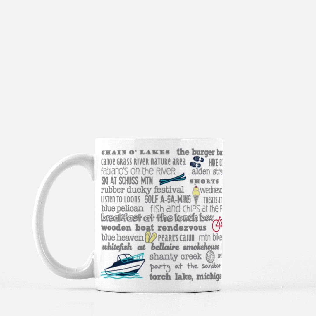 Mug - 11oz Torch Lake Bucket List