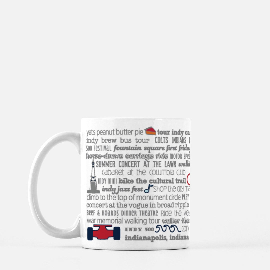 Mug - 11oz Indianapolis Bucket List