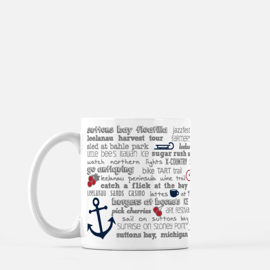 Mug - 11oz Suttons Bay Bucket List