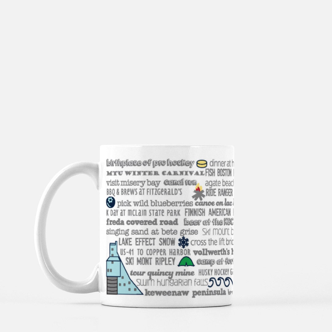Mug - 11oz Keweenaw Peninsula Bucket List