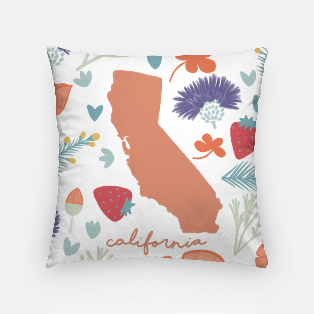 Pillowcase 18 Inch - California Fresh State