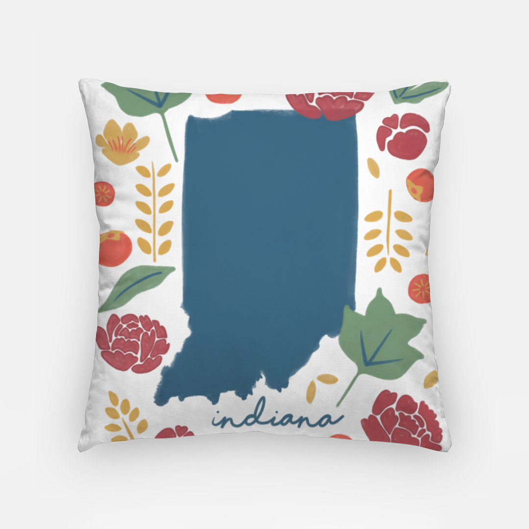 Pillowcase 18 Inch - Indiana Fresh State