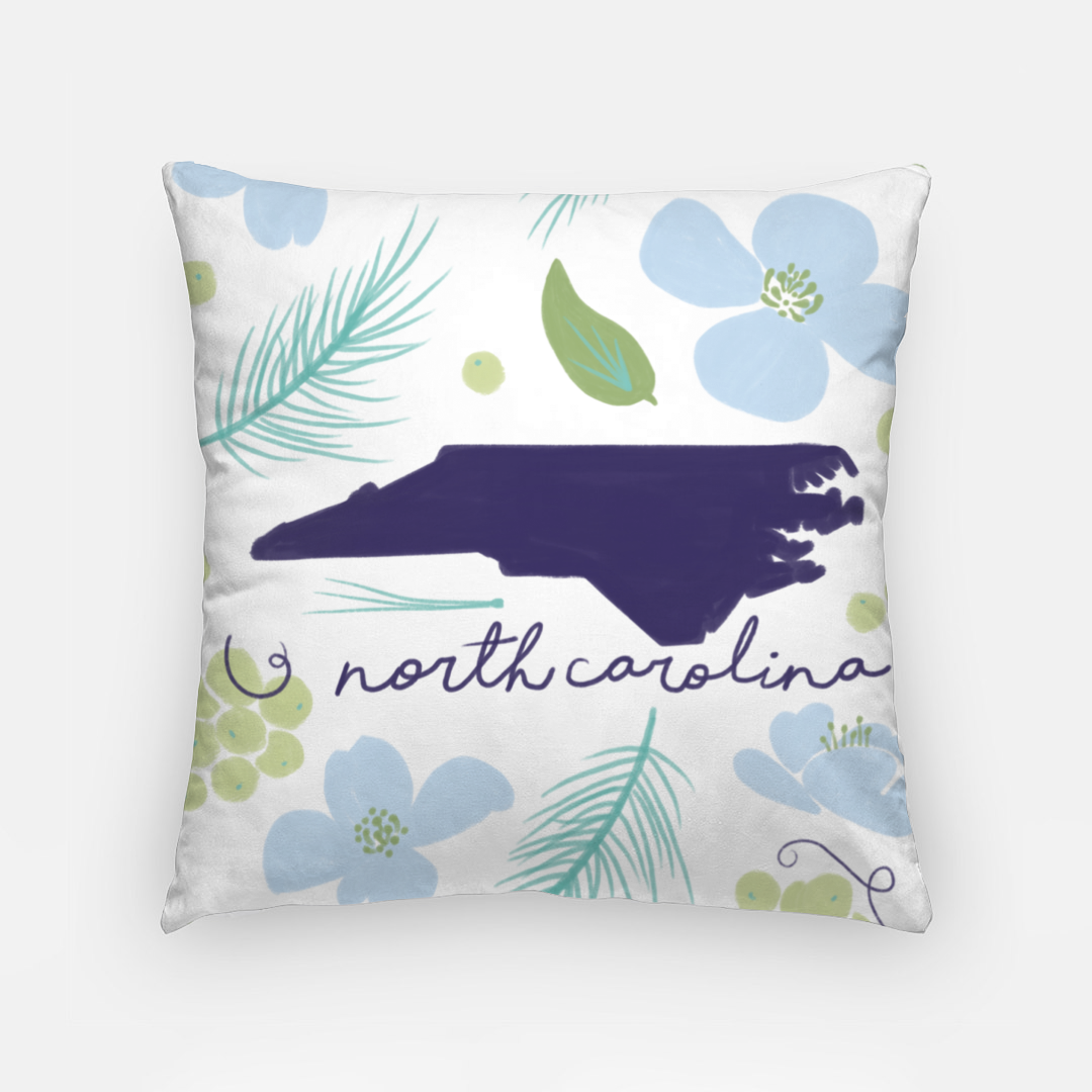 Pillowcase 18 Inch - North Carolina Fresh State