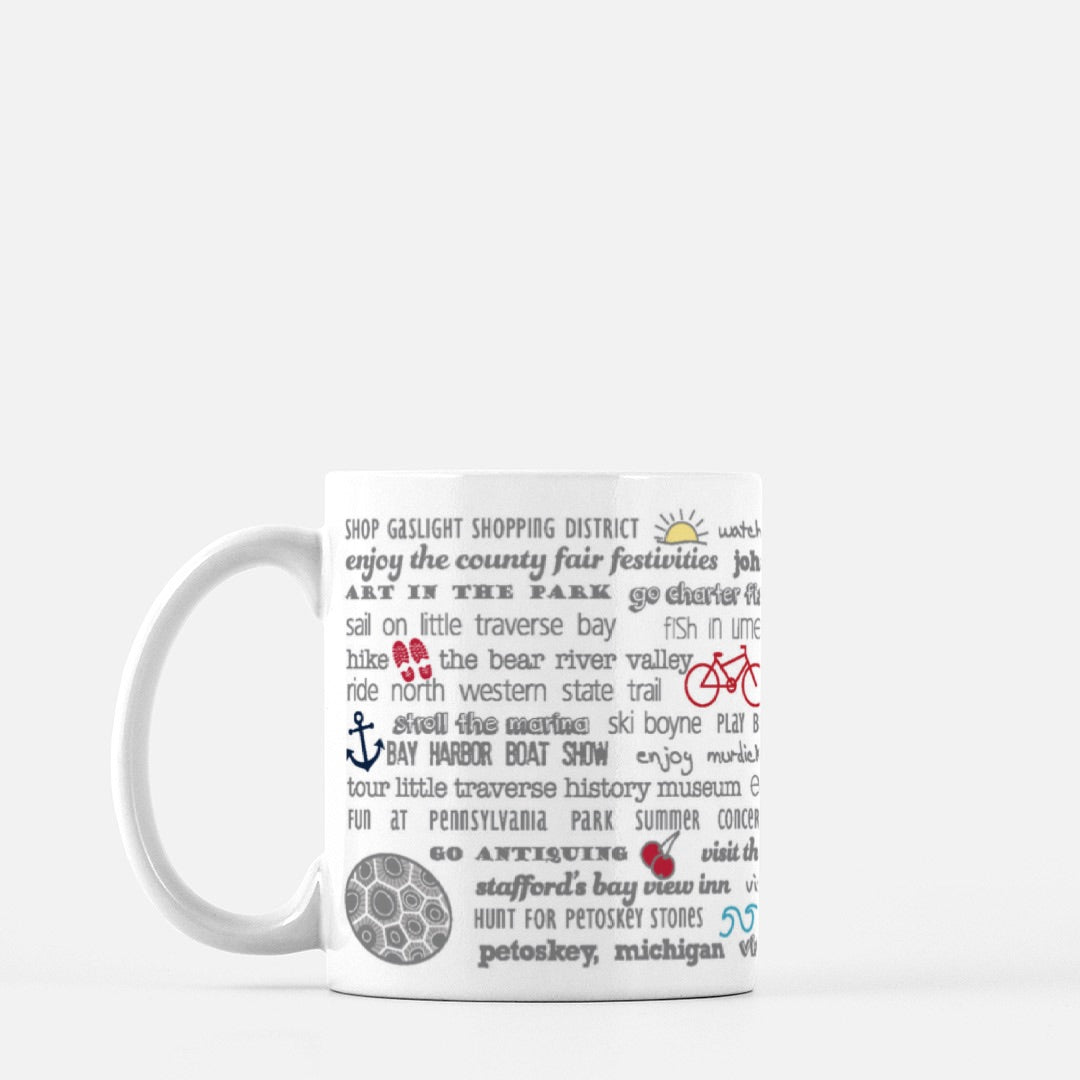 Mug - 11oz Petoskey Bucket List