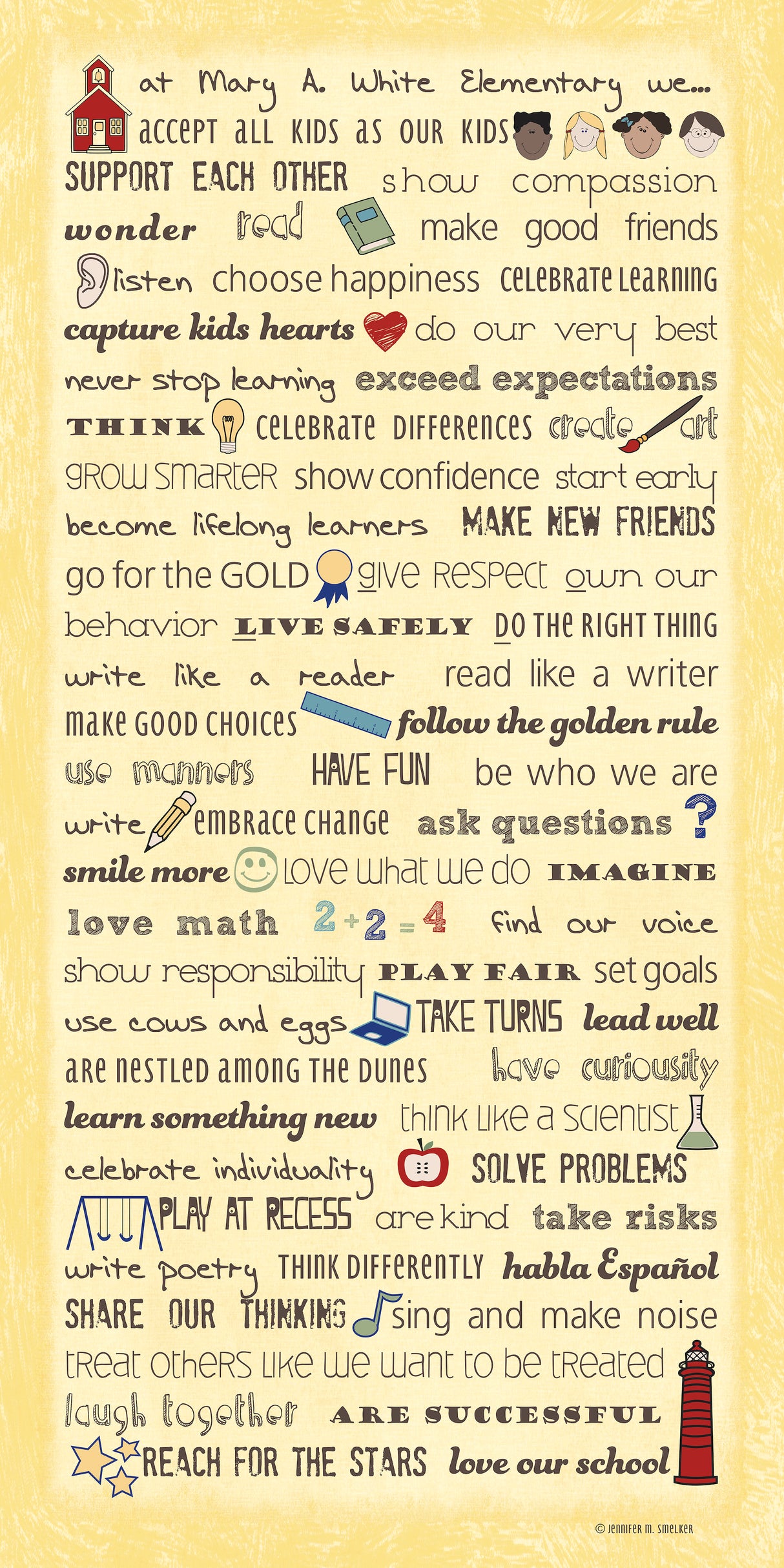 Custom Word Art Canvas