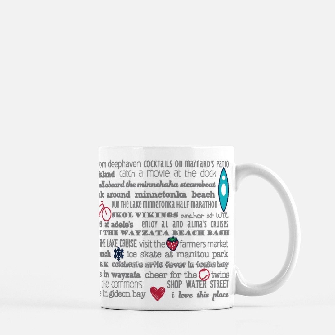 Mug - 11oz Lake Minnetonka Bucket List