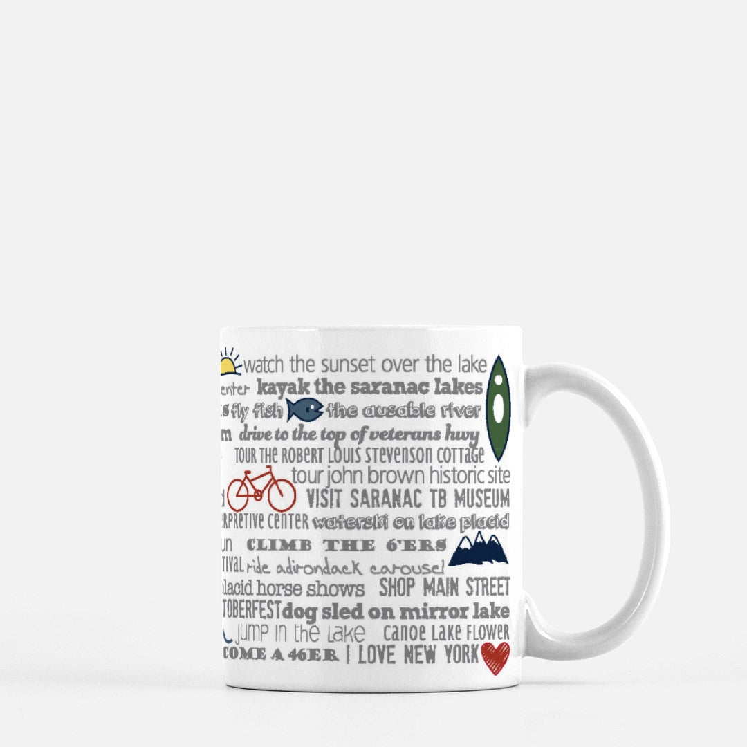 Mug - 11oz Adirondacks Bucket List