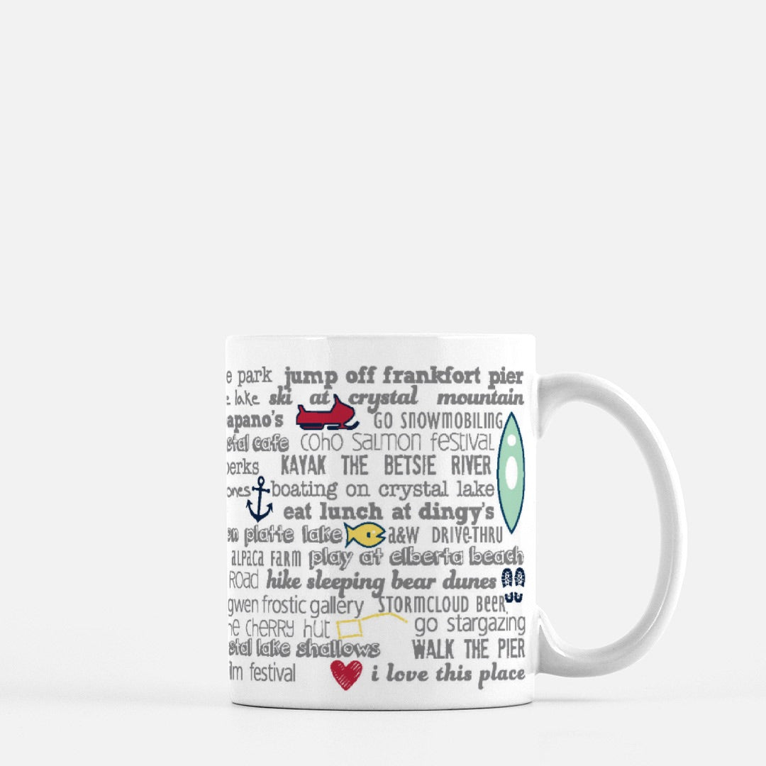 Mug - 11oz Crystal Lake Bucket List