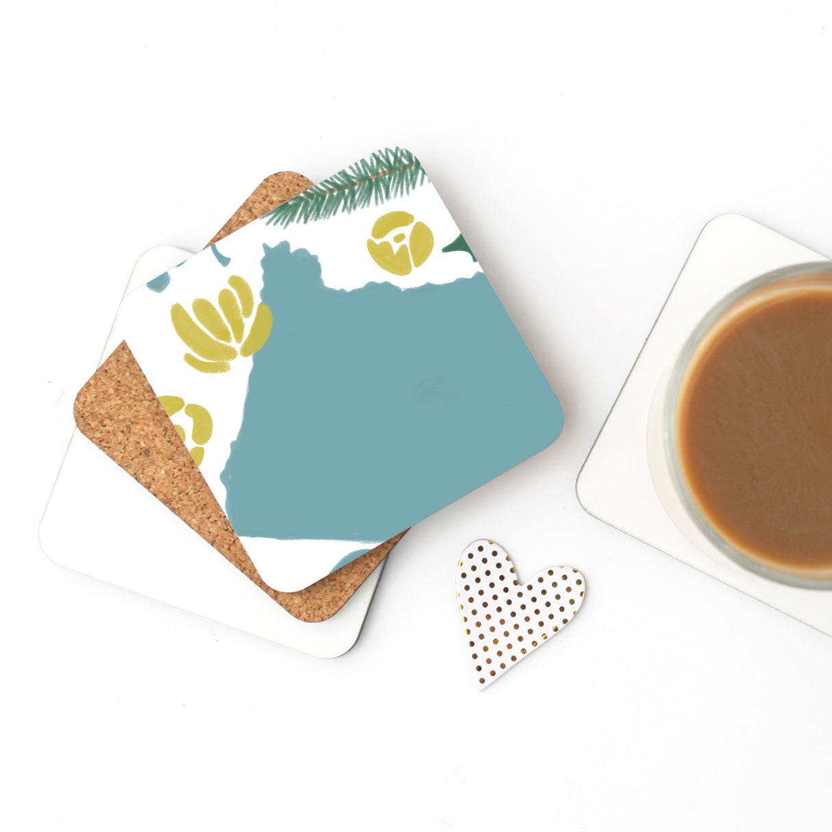 Cork Coaster - Oregon Fresh State