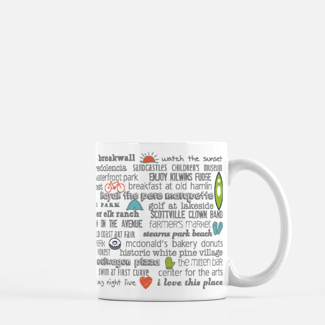 Mug - 11oz Ludington Bucket List