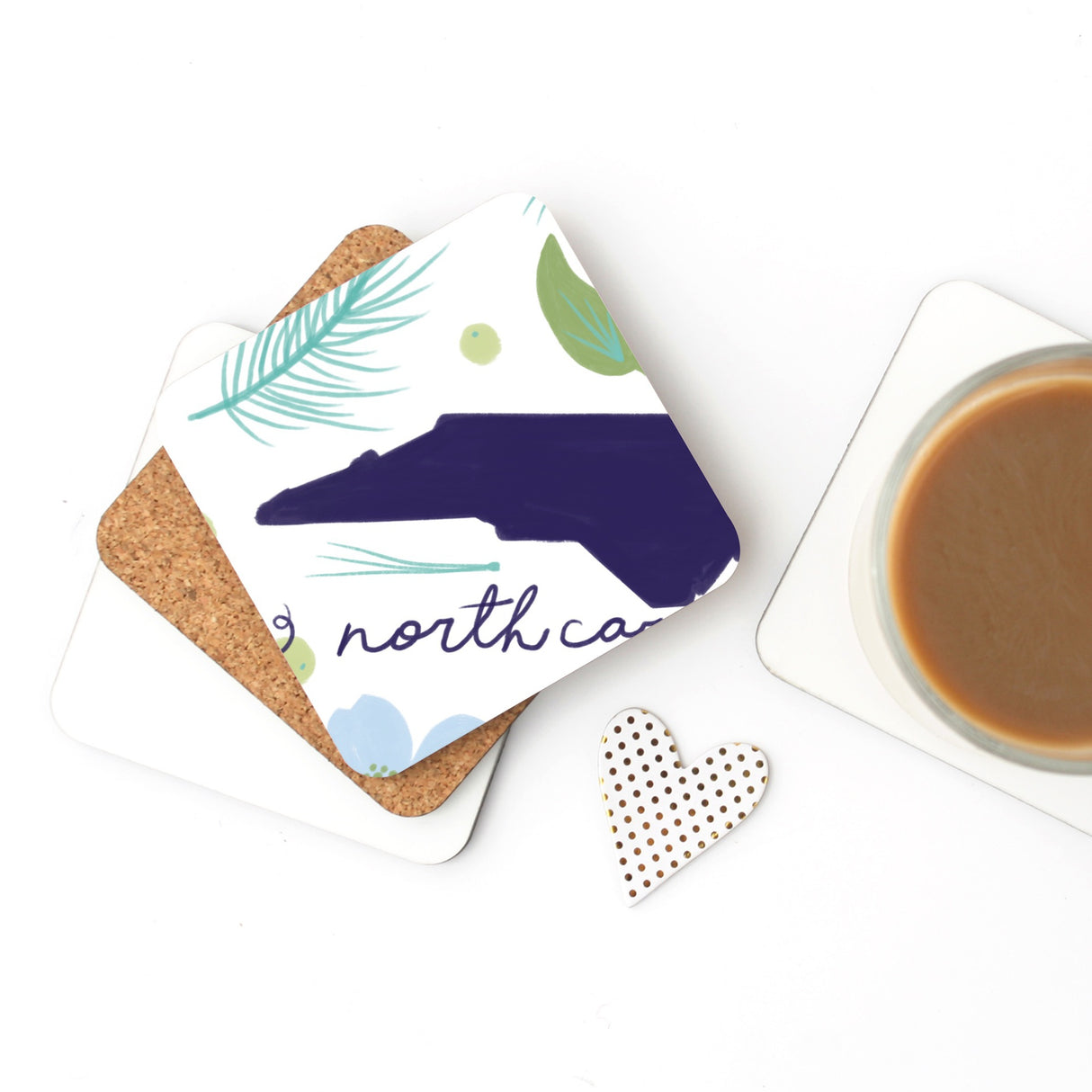 Cork Coaster - North Carolina Fresh State