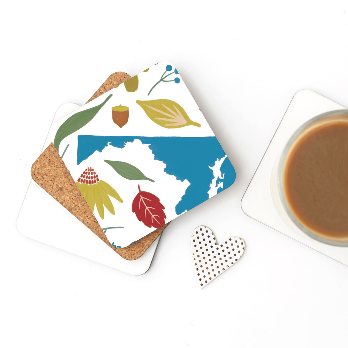 Cork Coaster - Maryland Fresh State