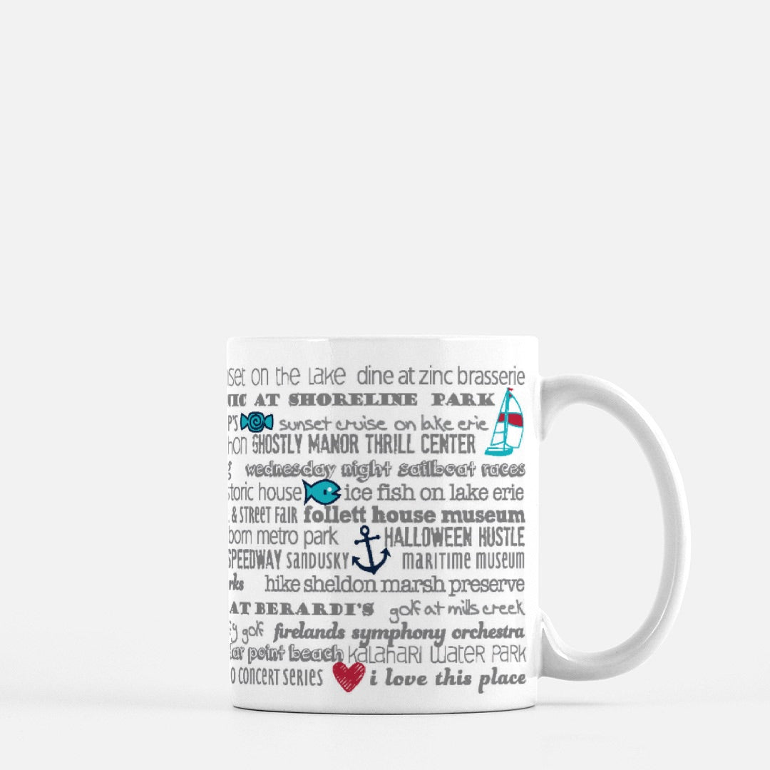 Mug - 11oz Sandusky Bucket List