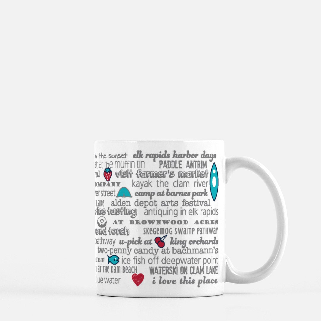 Mug - 11oz Torch Lake Bucket List