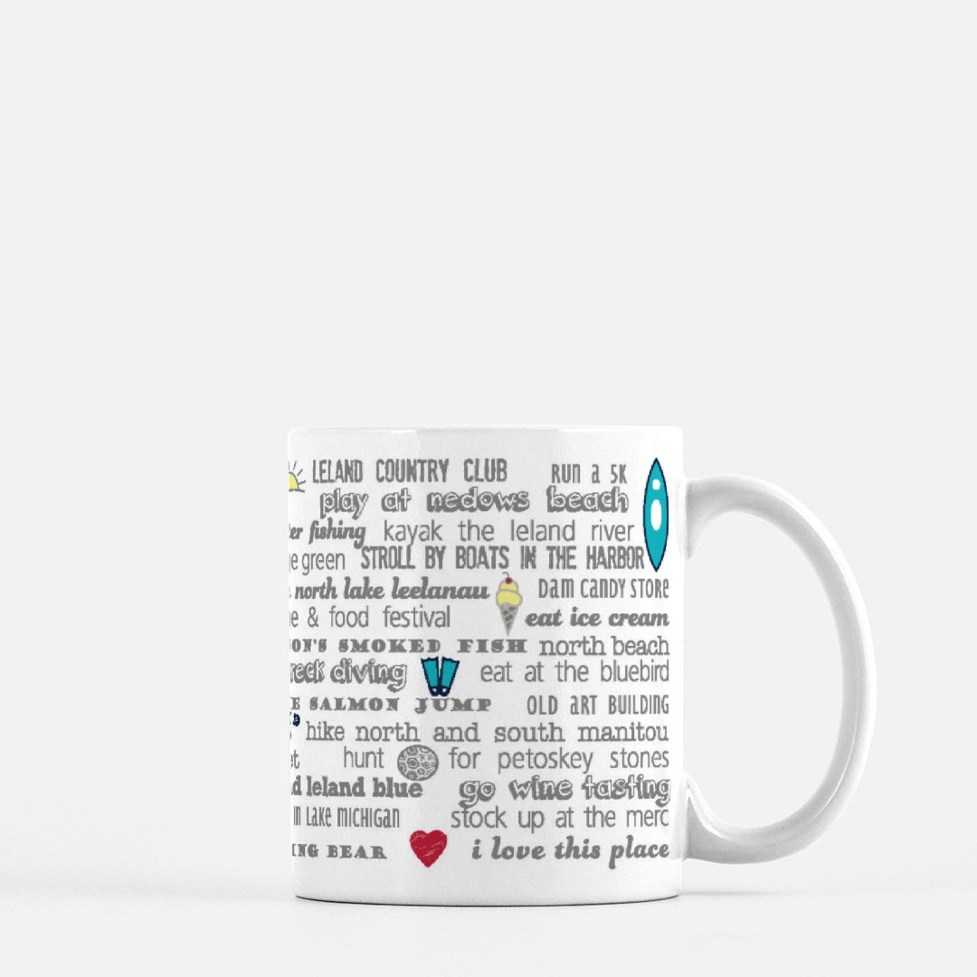 Mug - 11oz Leland Bucket List