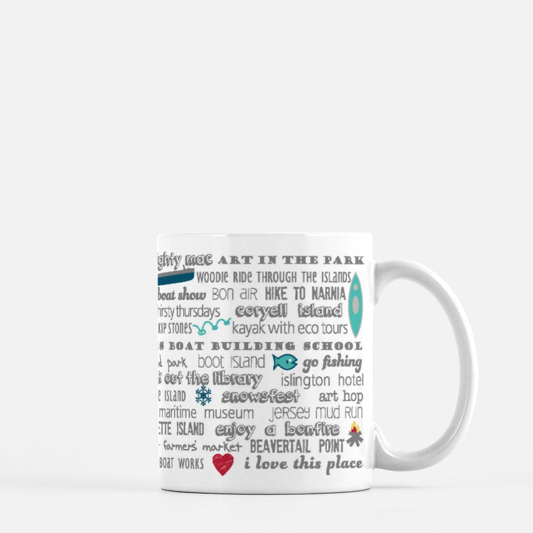Mug - 11oz Les Cheneaux Islands Bucket List