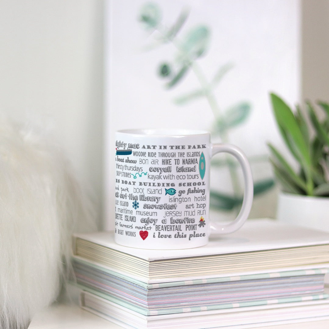 Mug - 11oz Les Cheneaux Islands Bucket List