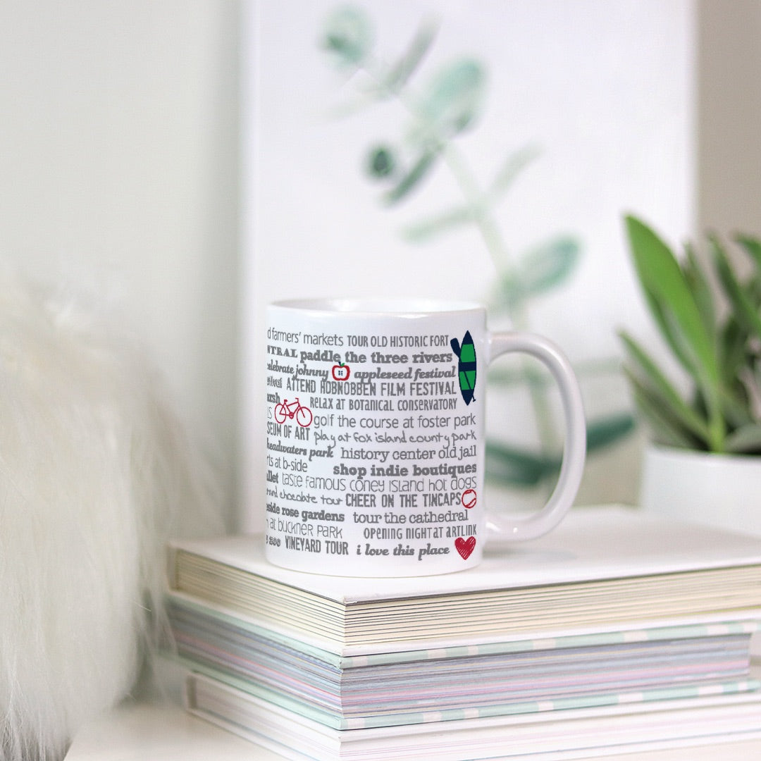 Mug - 11oz Ft. Wayne Bucket List