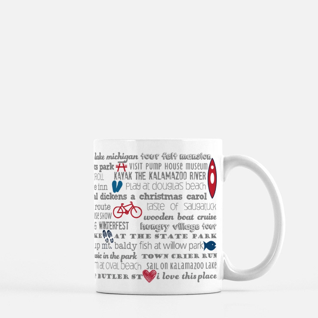 Mug - 11oz Saugatuck Bucket List