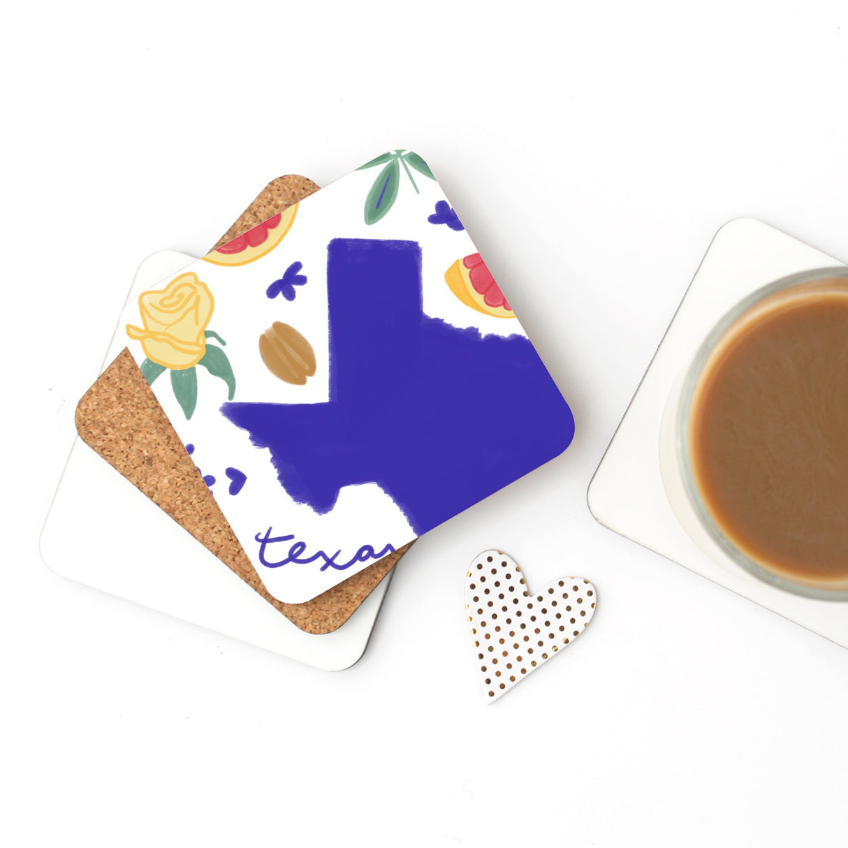 Cork Coaster - Texas Fresh State