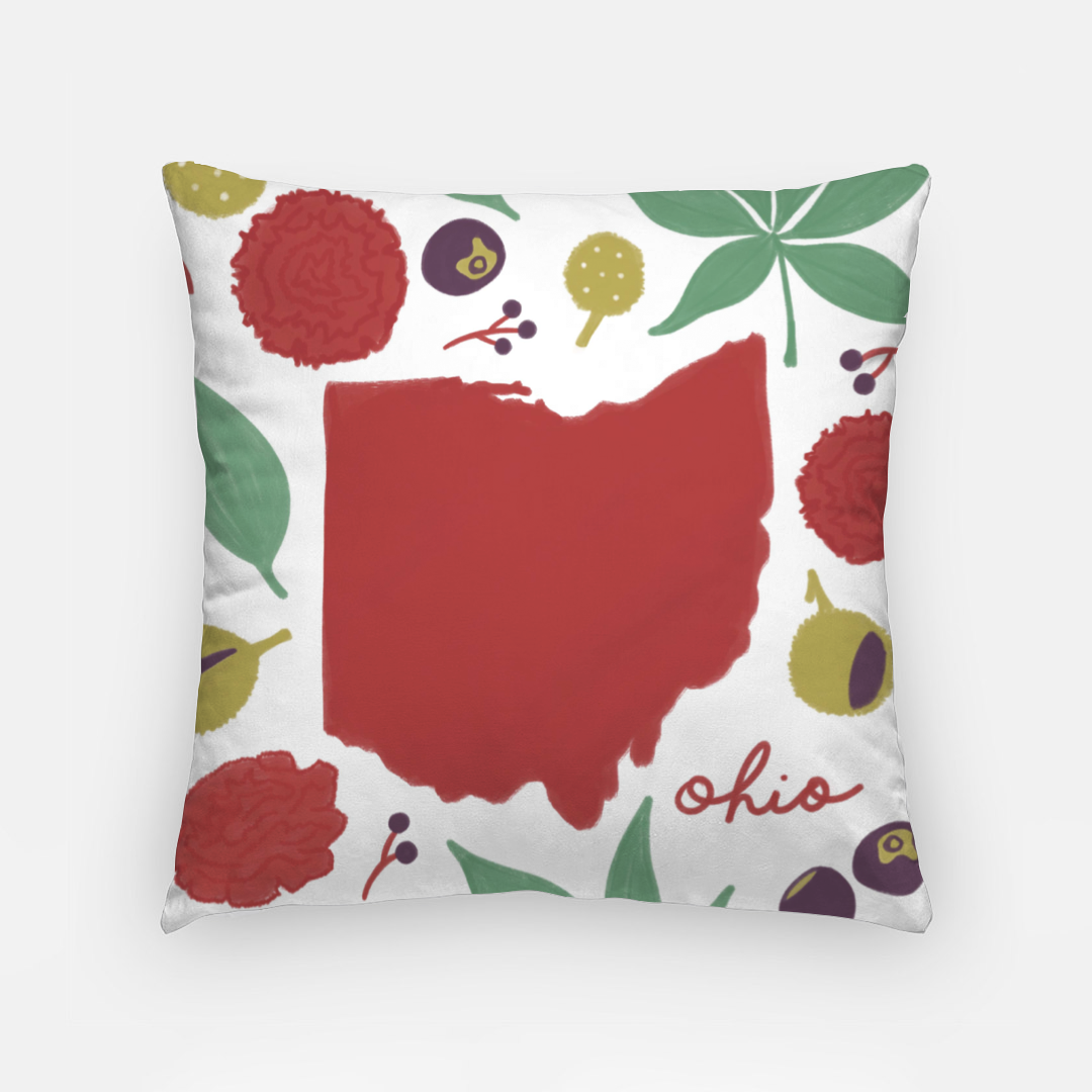 Pillowcase 18 Inch - Ohio Fresh State