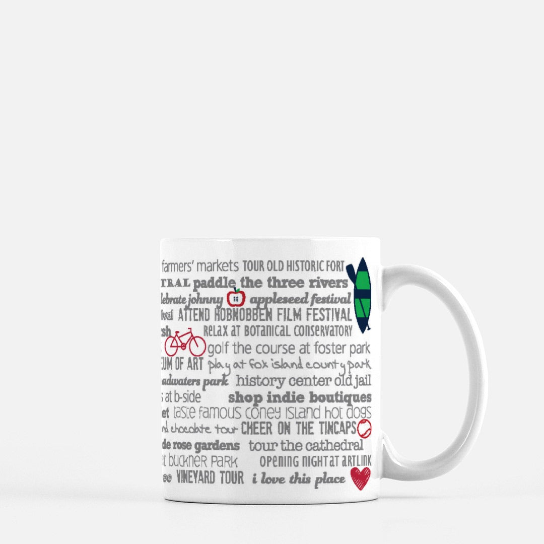 Mug - 11oz Ft. Wayne Bucket List