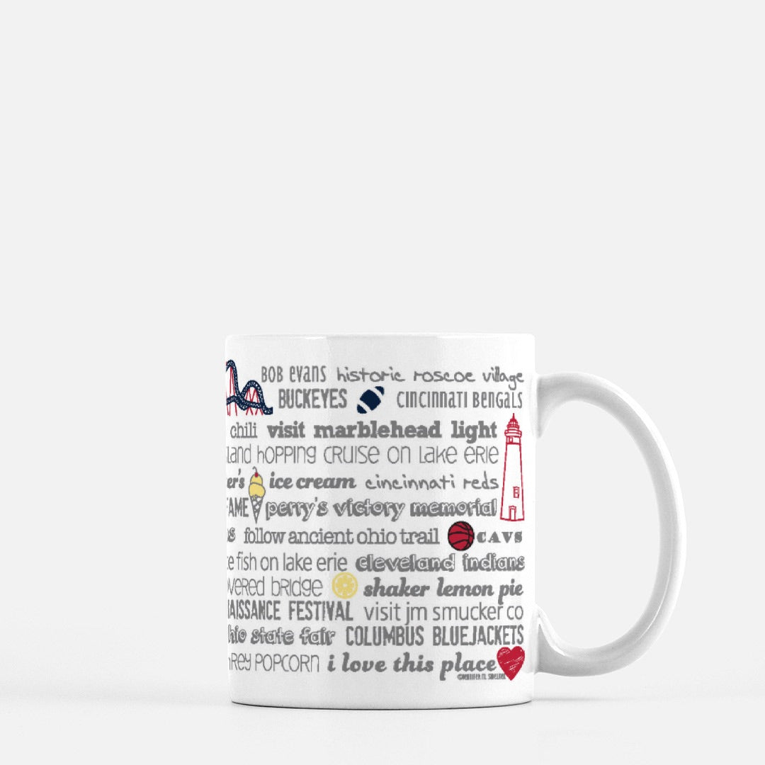 Mug - 11oz Ohio Bucket List