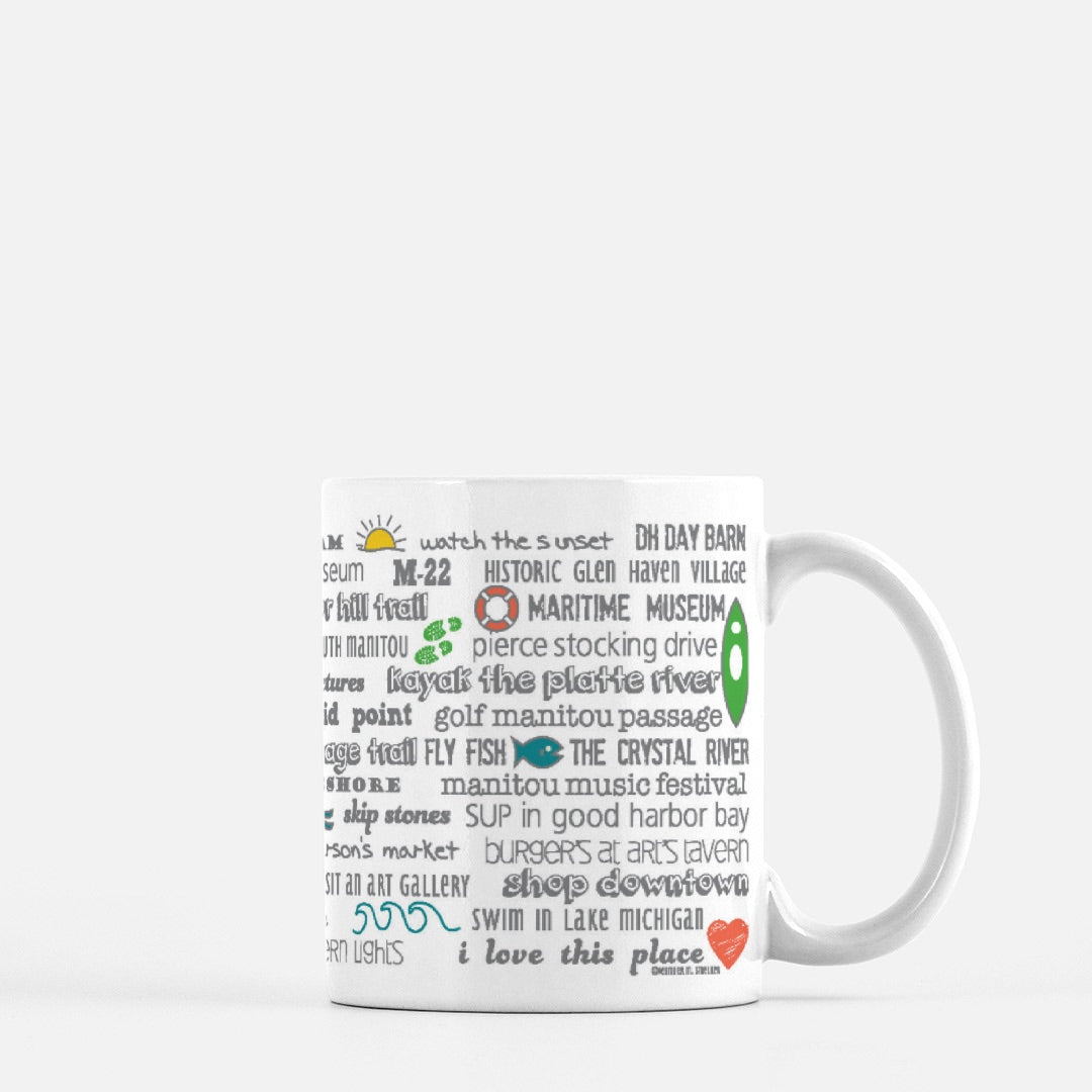 Mug - 11oz Glen Arbor Bucket List