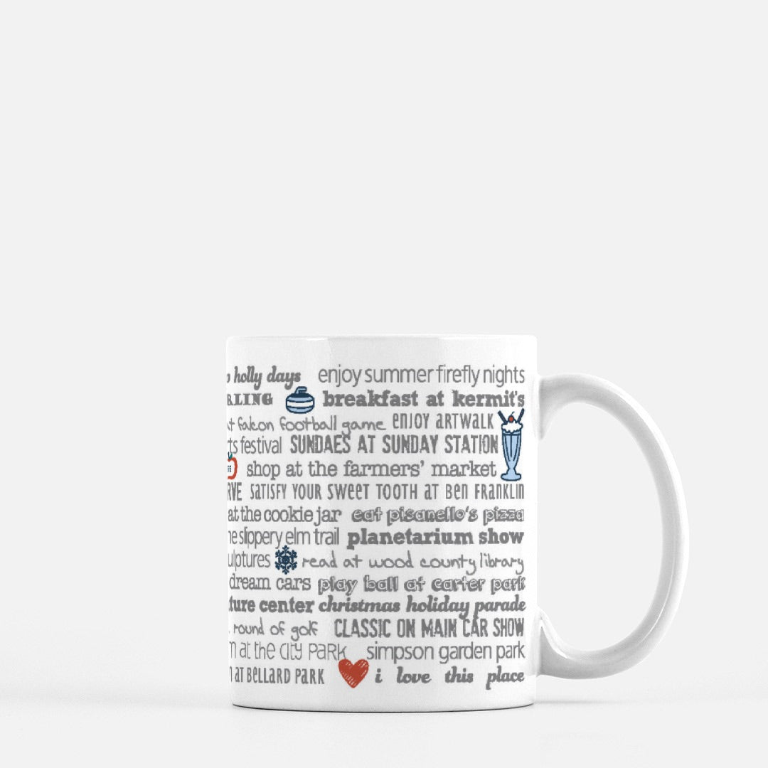 Mug - 11oz Bowling Green Bucket List