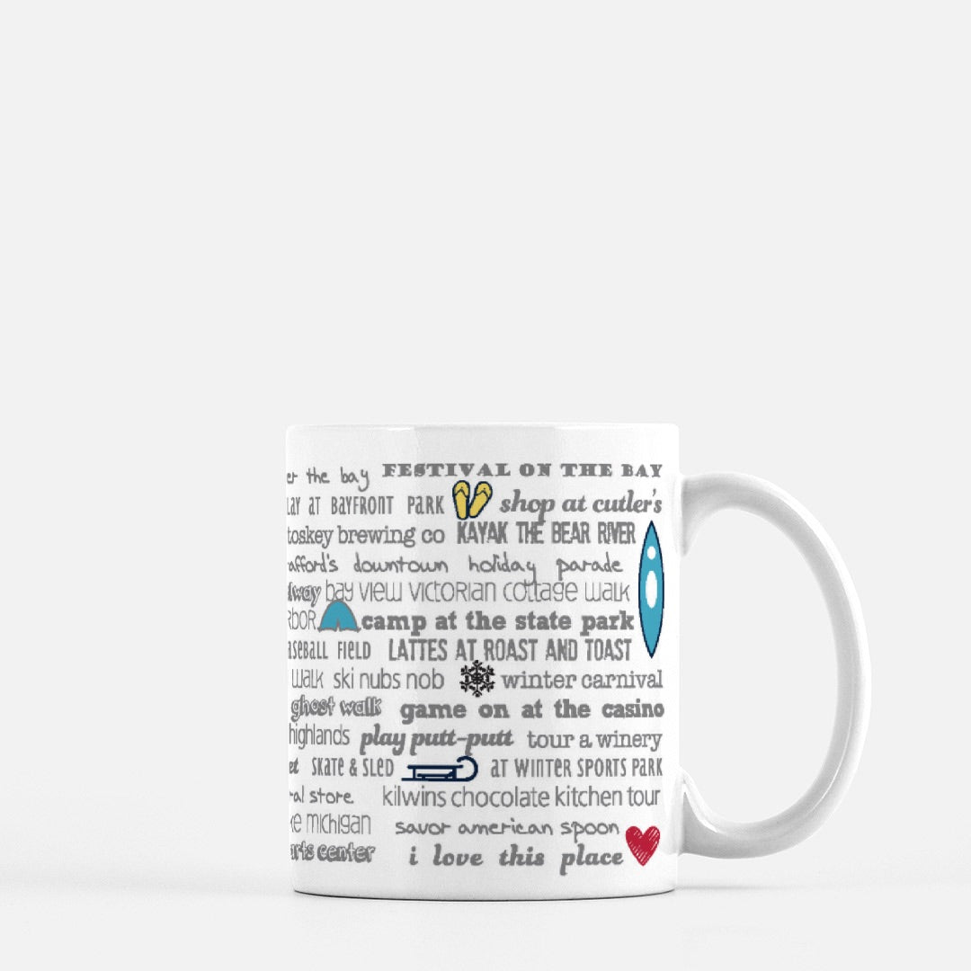 Mug - 11oz Petoskey Bucket List