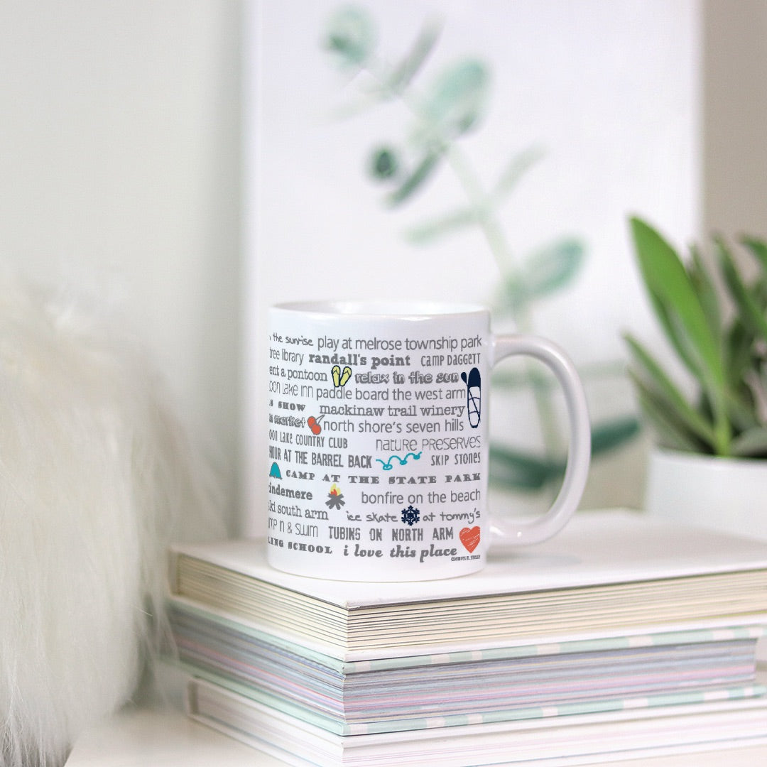 Mug - 11oz Walloon Lake Bucket List