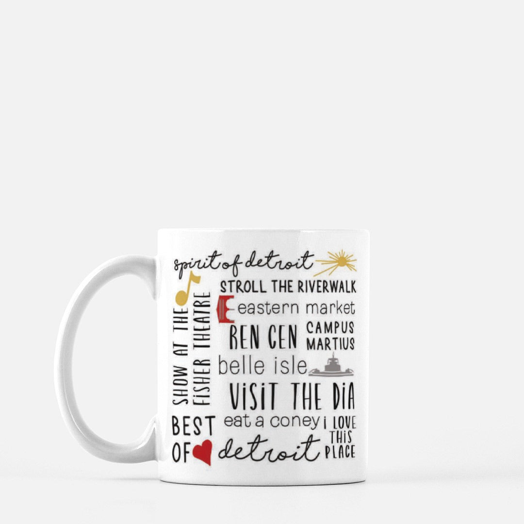 Mug - 11oz Best of Detroit