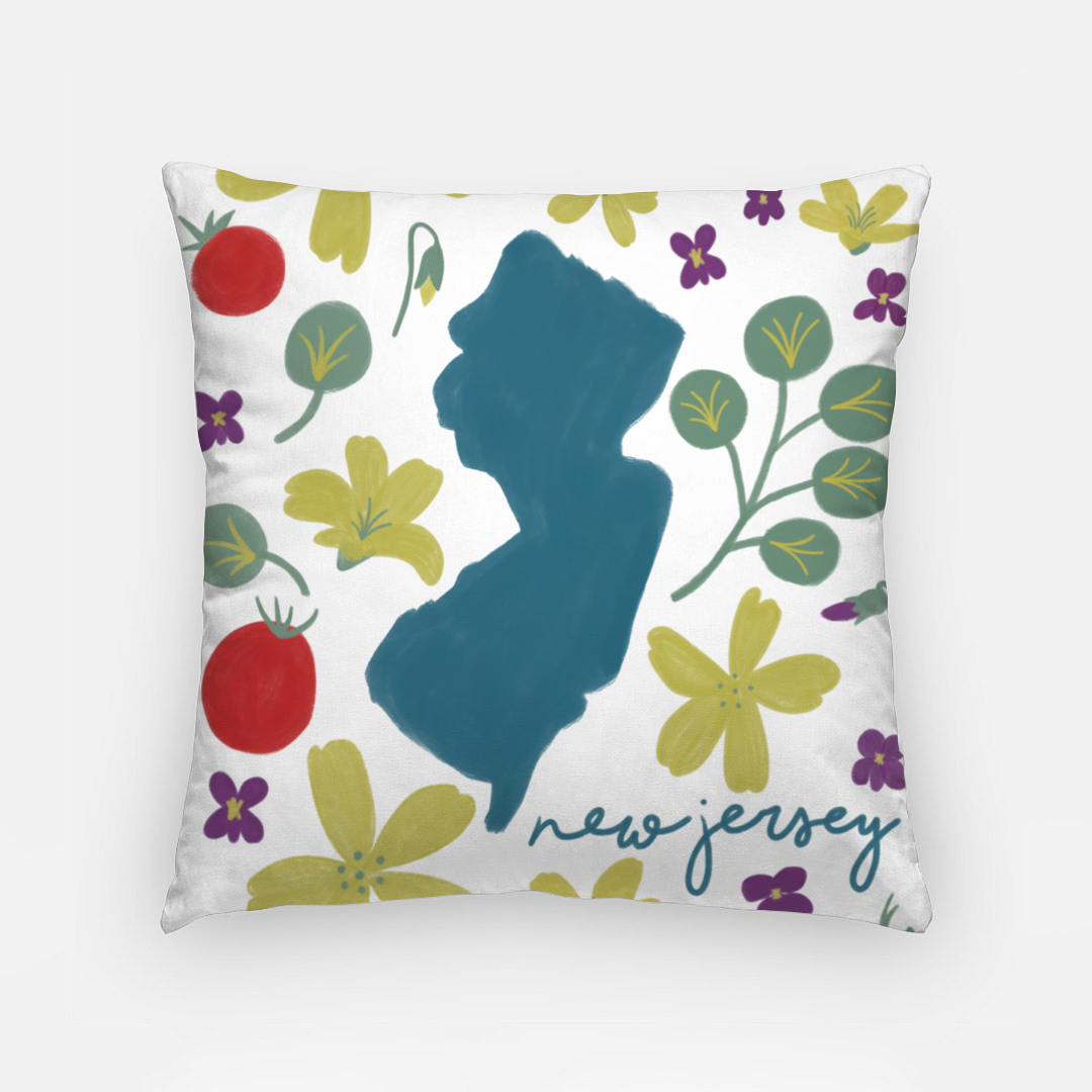 Pillowcase 18 Inch - New Jersey Fresh State