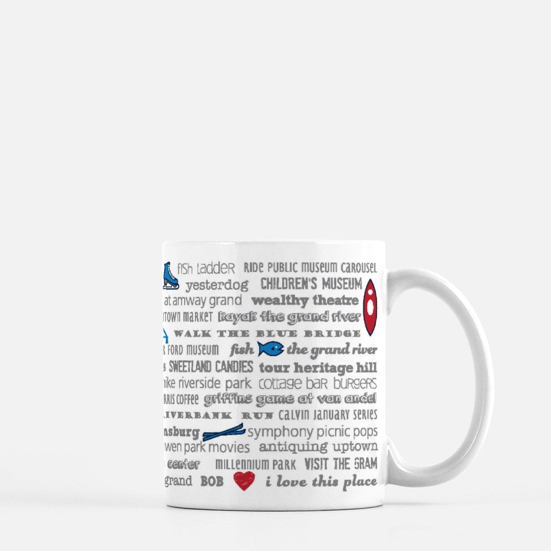 Mug - 11oz Grand Rapids Bucket List