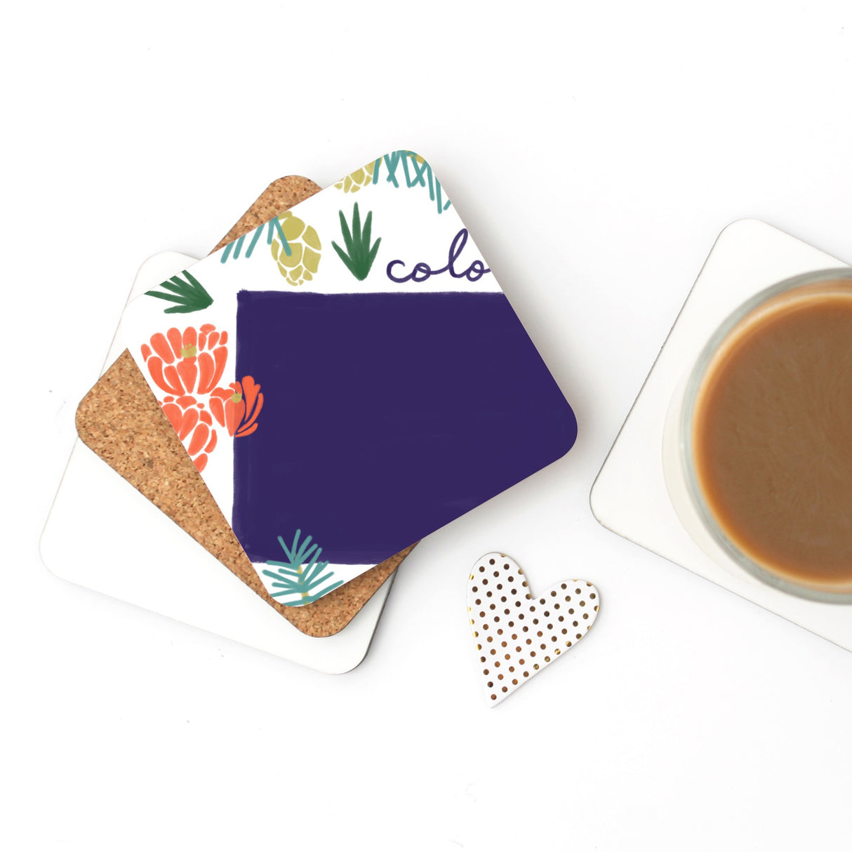 Cork Coaster - Colorado Fresh State