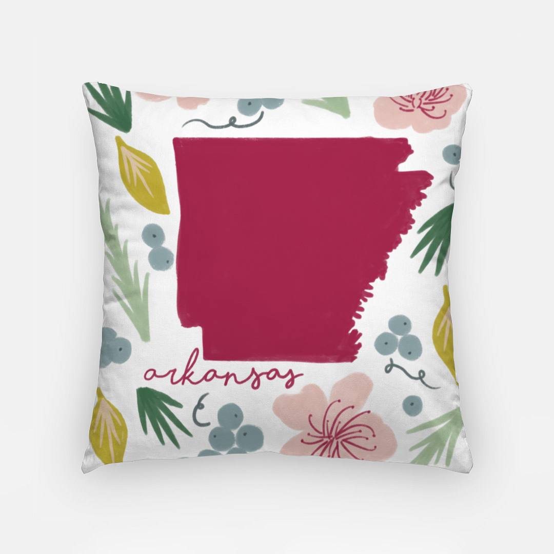 Pillowcase 18 Inch - Arkansas Fresh State