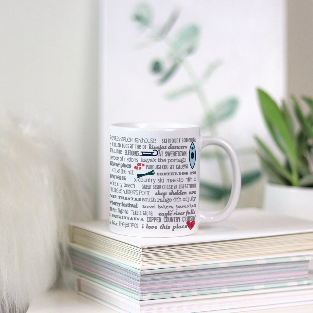 Mug - 11oz Keweenaw Peninsula Bucket List