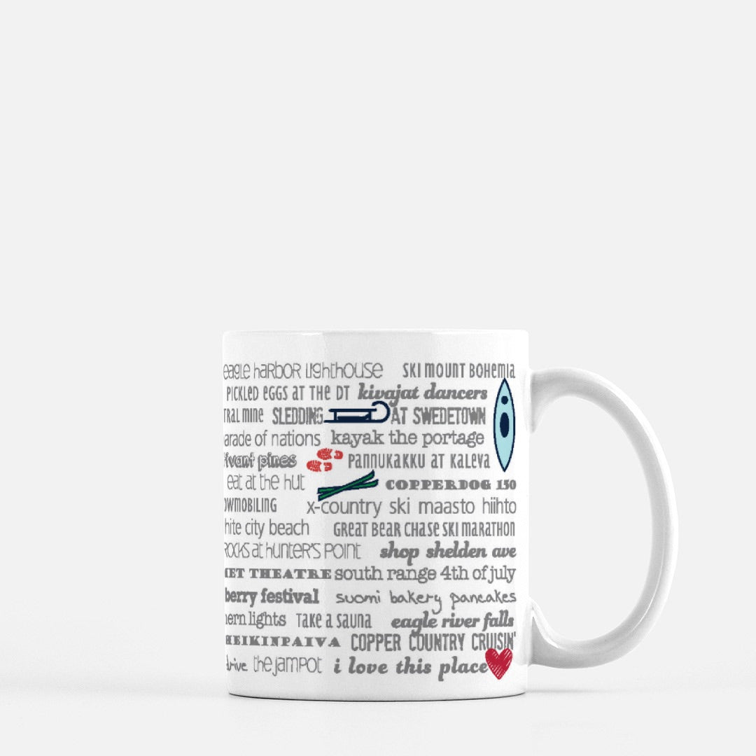 Mug - 11oz Keweenaw Peninsula Bucket List