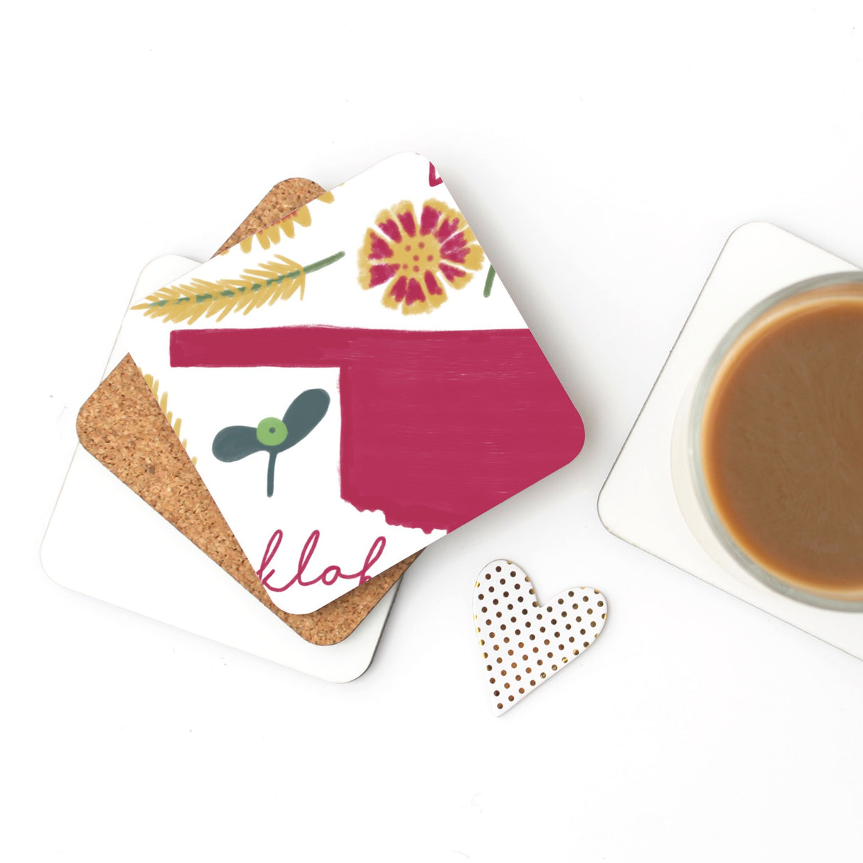 Cork Coaster - Oklahoma Fresh State