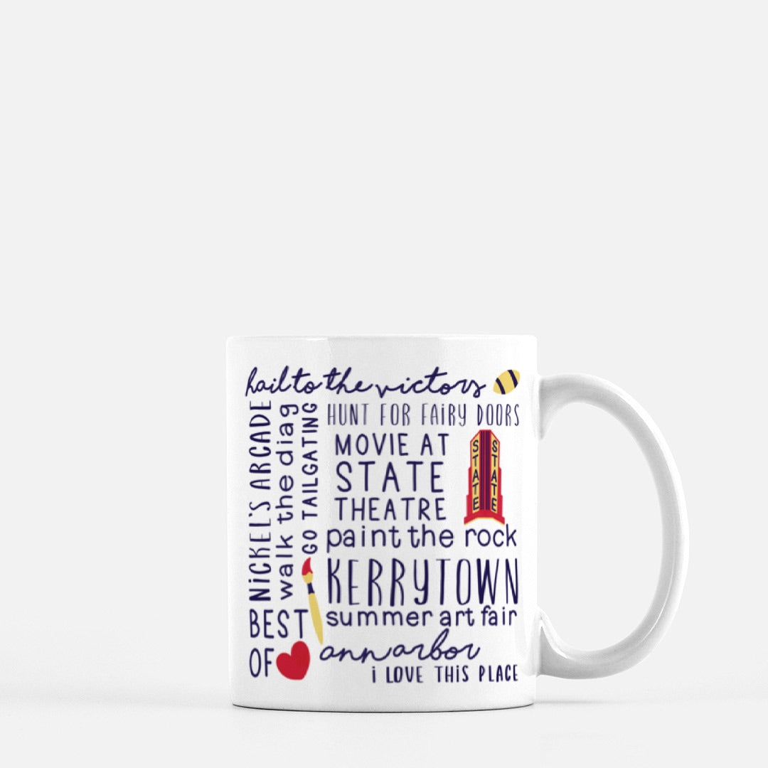 Mug - 11oz Best of Ann Arbor