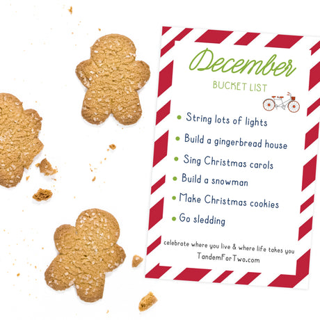 December Bucket List from Tandem For Two