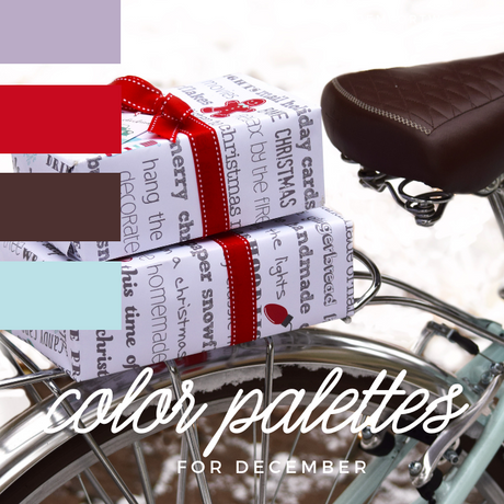 December Color Palettes from Tandem For Two